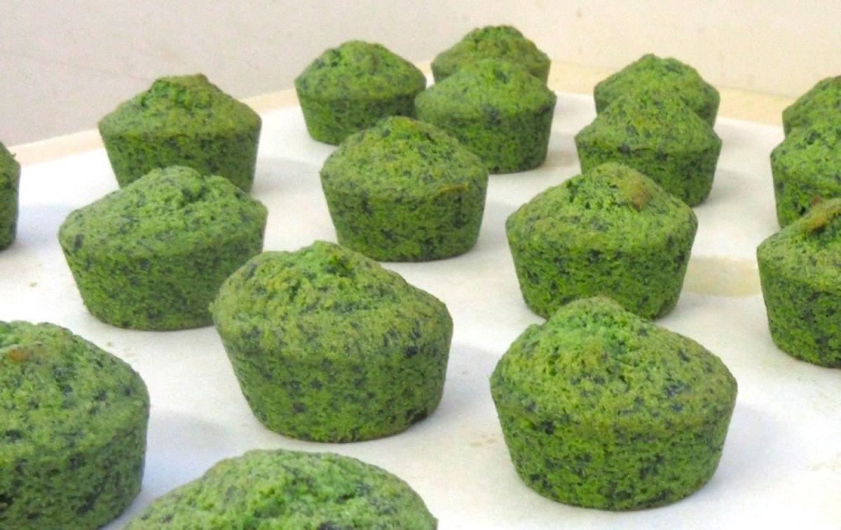 グリーン農園のほうれん草でマフィンづくり!